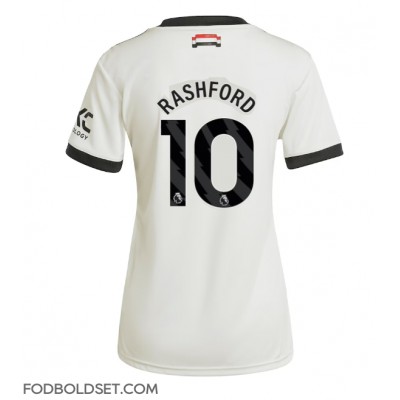 Manchester United Marcus Rashford #10 Tredjetrøje Dame 2024-25 Kortærmet Manchester United Marcus Rashford #10 Tredjetrøje Dame 2024-25 Kortærmet